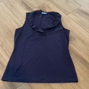 Durham Sleeveless Ruffle Top